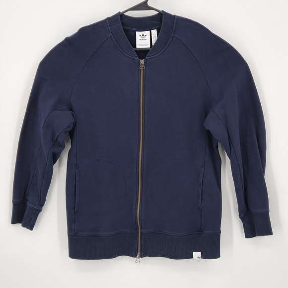 Adidas Track Full Zip Jacket Sweatshirt Mens Style : Bq3112 - Picture 1 of 13